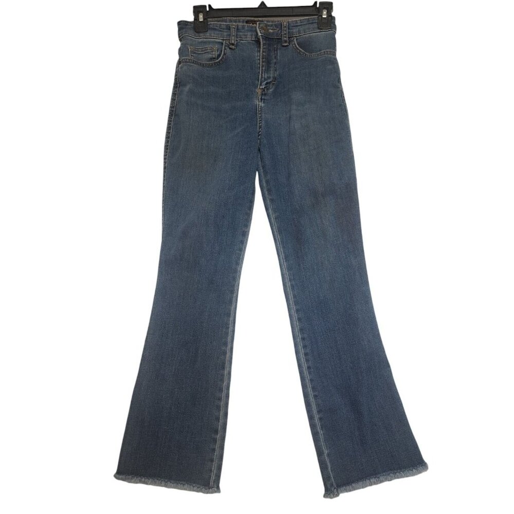 Lee Heritage Raw Frayed Edge Grunge BoHo Chic Relaxed Fit Worn-in  Blue Jeans
